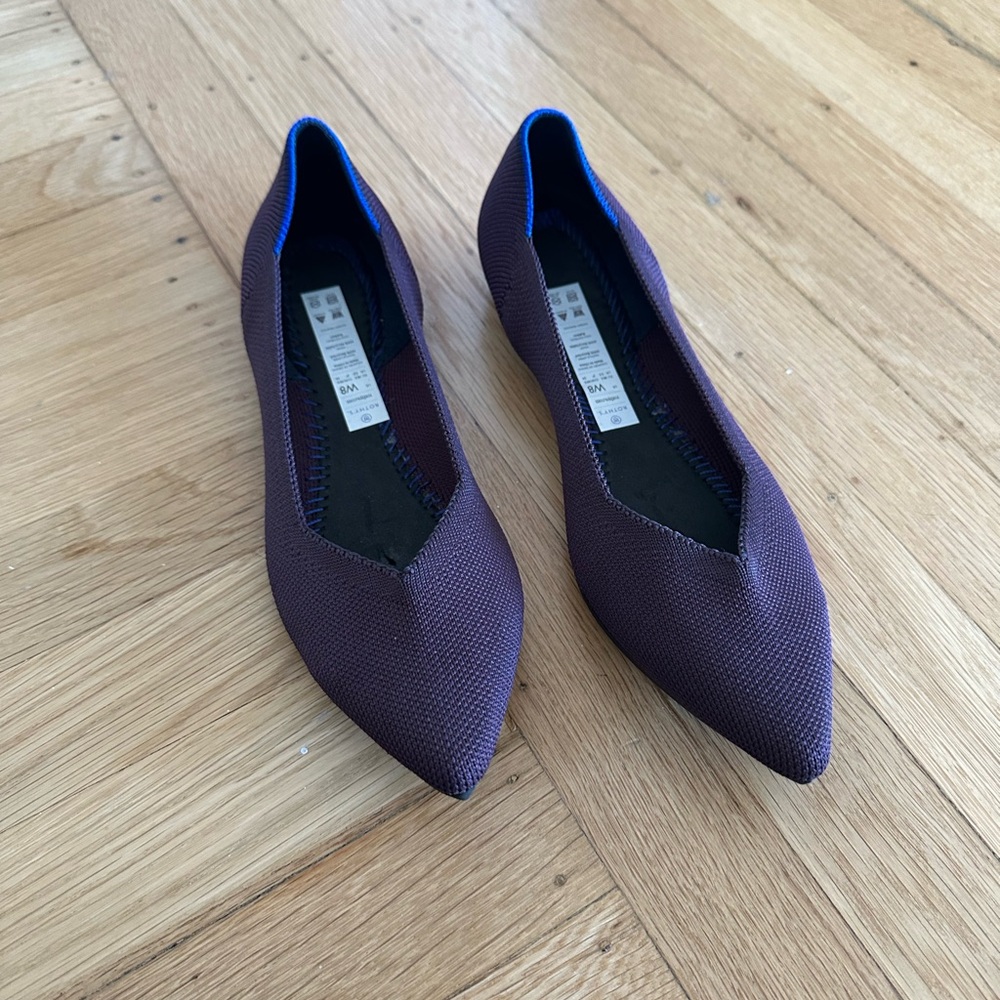 Purple Rothy’s Flats